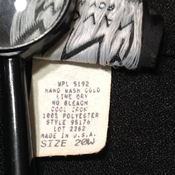 VTG VANY New York Black Mesh Sleeves Cardigan - Picture 11 of 13